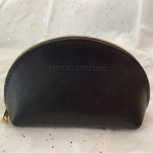 Portland Leather Small Goods Black Coin Purse